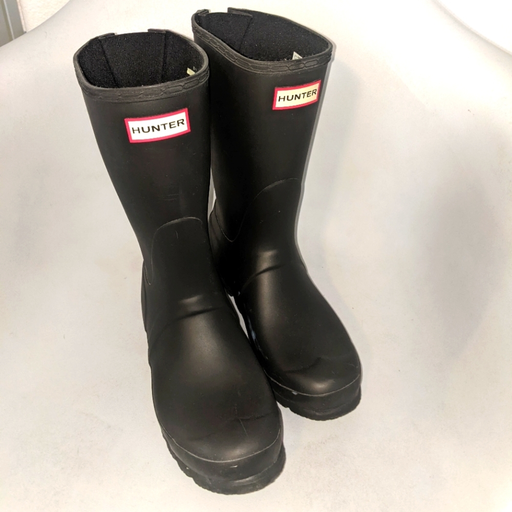 Hunter short adjustable rain boots
